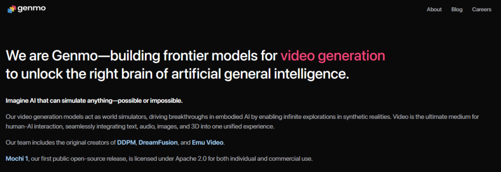 Genmo AI’s Mochi 1: Open Source Video Generation Revolution

